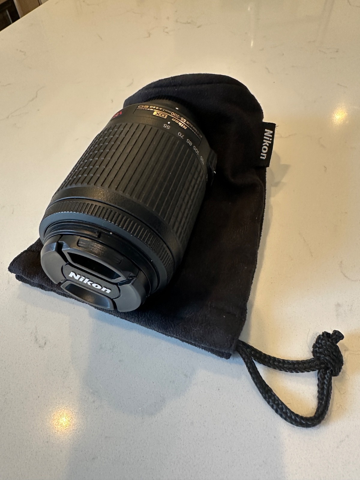 Nikon AF-S DX 55-200mm f/4-5.6 G ED Auto Focus-S DX Nikkor Zoom Lens ...