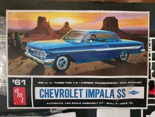 61 Chevy Impala Ss Amt Plastic Model Kit 1013 125 Scale 99 Complete Read 61 Chevy Impala Ss Amt Plastic Model Kit 1013 125 Scale 99 Complete Read