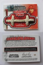 2018-19 President's Choice Game Used Bulging Twine Valeri Kharlamov 4/5 USSR net