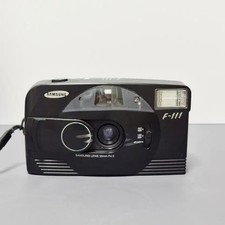 Samsung F-111 Film Camera with 35mm Lens & Accessories