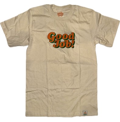 LARRY JUNE x MIDNIGHT ORGANIC - GOOD JOB T-SHIRT - SIZE SMALL