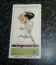 Churchman - Men Of the Moment In Sport No46 - W.J.A. Davies, Rugby