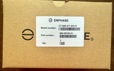 Enphase, Kit of 3 units of CT-600 -277-  SPLIT 