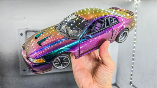 1/18 MAISTO Ford Mustang SVT MYSTICHROME Cobra Terminator Chameleon Street Drag