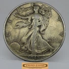 1945 Walking Liberty Half Dollar, 90% Silver - #C59204NQ
