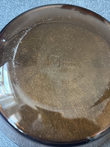 3 x Anchor Hocking 436 Fire King Amber Glass 1 Quart Baking Dish Casserole Lid - Picture 8 of 11