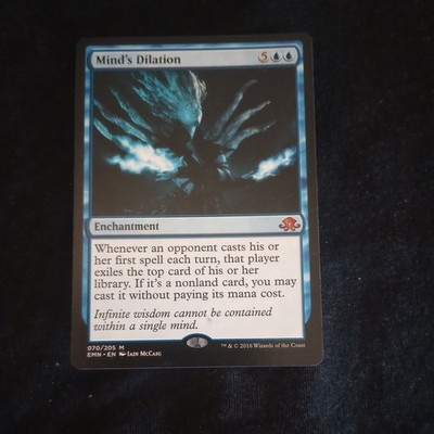Mind's Dilation -Eldritch Moon - #070 - Near Mint -  Free Shipping - MTG Magic