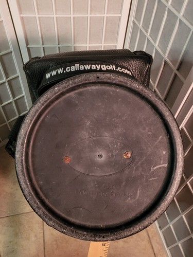 Vintage Callaway Hawkeye Leather 6 Way Golf Bag. - Picture 10 of 13