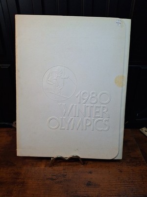 1980 WINTER OLYMPICS BART FORBES ART PRINT SET IN FOLIO SKIING, SKATING, BOBSLED