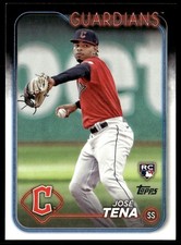 2024 Topps Jose Tena Rookie Cleveland Guardians #678