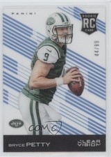 2015 Panini Clear Vision Rookie Blue 44/99 Bryce Petty (Ball in Both Hands) 0c3