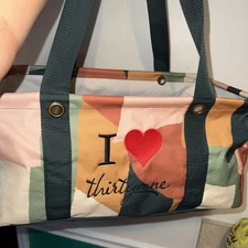 I ❤️ Thirty One Duffle Bag Canvas