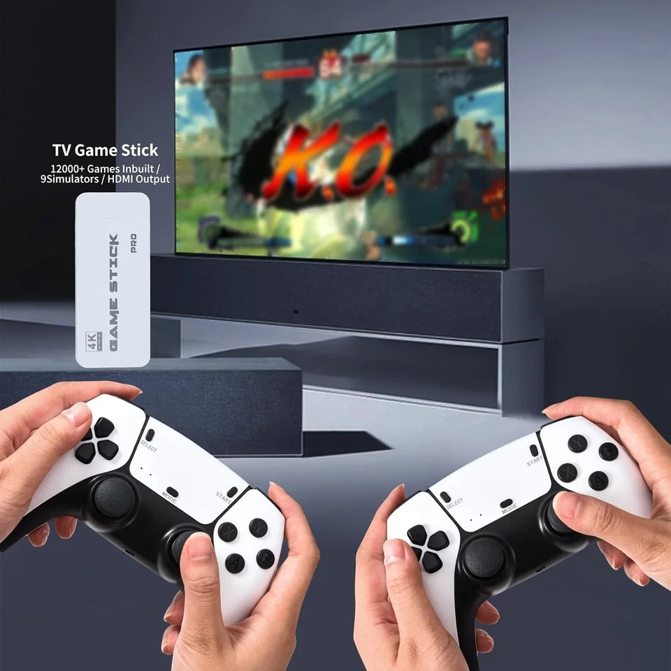 35000+ Retro Video Game Console 4K HD TV Game Stick Ink.2 Wireless Controller🔥 - Image 2 of 4