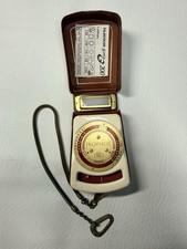 Zeiss Ikon Light Meter in a Leather Case with Chain c1953 Stuttgart West Germany