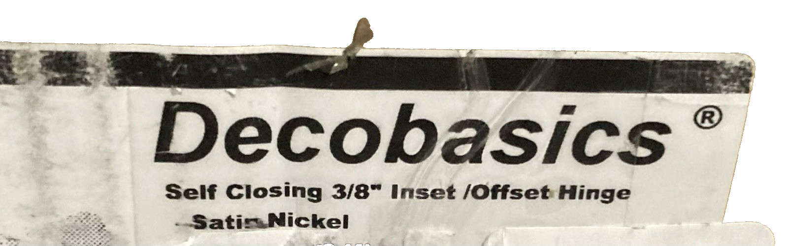 DECOBASICS 3/8" Inset Cabinet Hinges Brushed Nickel (27 Pks/54 Pieces) + Extras