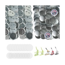 200 Sets Button Maker Supplies, 58mm / 2.28 inch Button Supplie... FAST USA SHIP