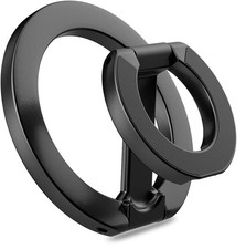 Magnetic Ring Grip Phone Stand Compatible with Magsafe Cases - Black