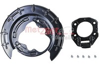 Metzger Spritzblech, Bremsscheibe Hinterachse Rechts U.A. FüR Hyundai, KIA
