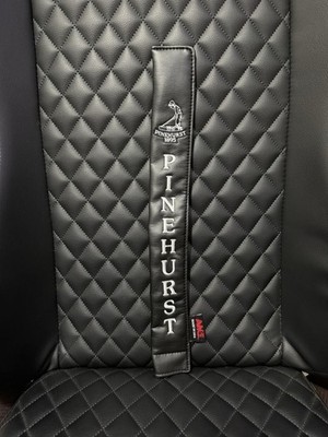 Pinehurst Golf Alignment Stick Cover AM&E Black Leather RARE NEW