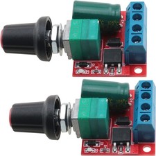 2PCS PWM DC Motor Speed Controller DC4.5V-35V Speed Adjustable Switch Module Spe