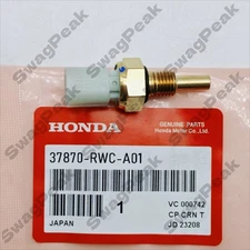 Genuine Coolant Temp Sensor 37870-RWC-A01 For Honda Accord CR-V Acura TLX