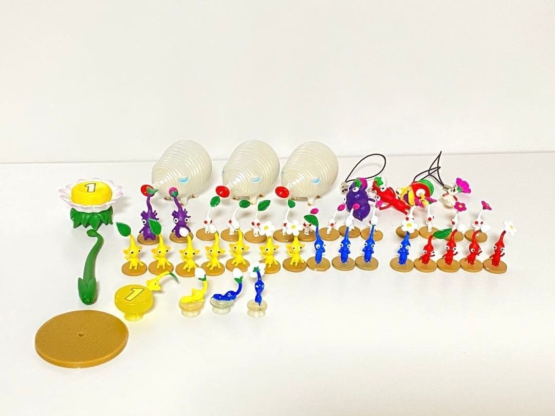 Nintendo Pikmin Collection Figure Set of 41 Vintage 2004 Used from