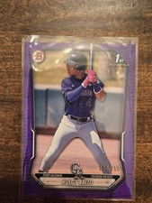 2026 Bowman Chrome ROLDY BRITO 1st PURPLE  Refractor /250 Rockies