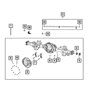 Genuine Mopar Axle Vent Hose 68279666AB