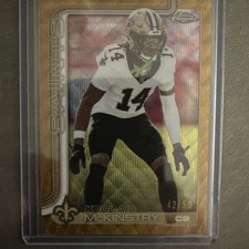 2025 Topps Chrome Kool-Aid McKinstry Gold Wave 42/50 Refractor Saints #224