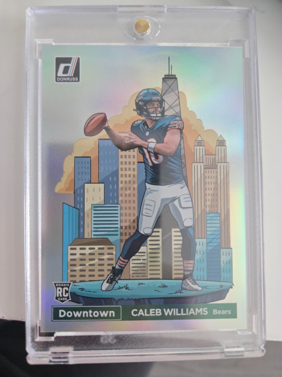 2024 Caleb Williams Panini Optic Downtown! Rookie SSP #21 Bears RC Case Hit $