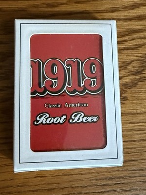 1919 Root Beer Deck Of Playing Cards New Sealed