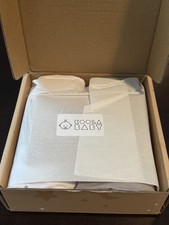 New KOOLA BABY Bassinet Sheet - Dual Set - White  Gray