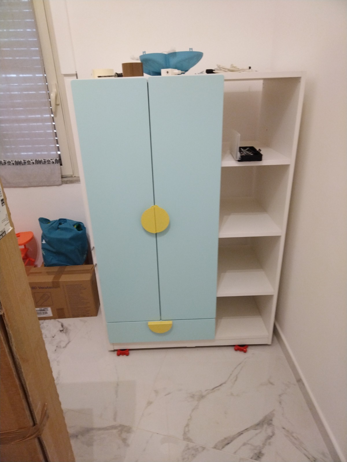 Smastad Ikea letto a soppalco con scrivania e materasso rigido
