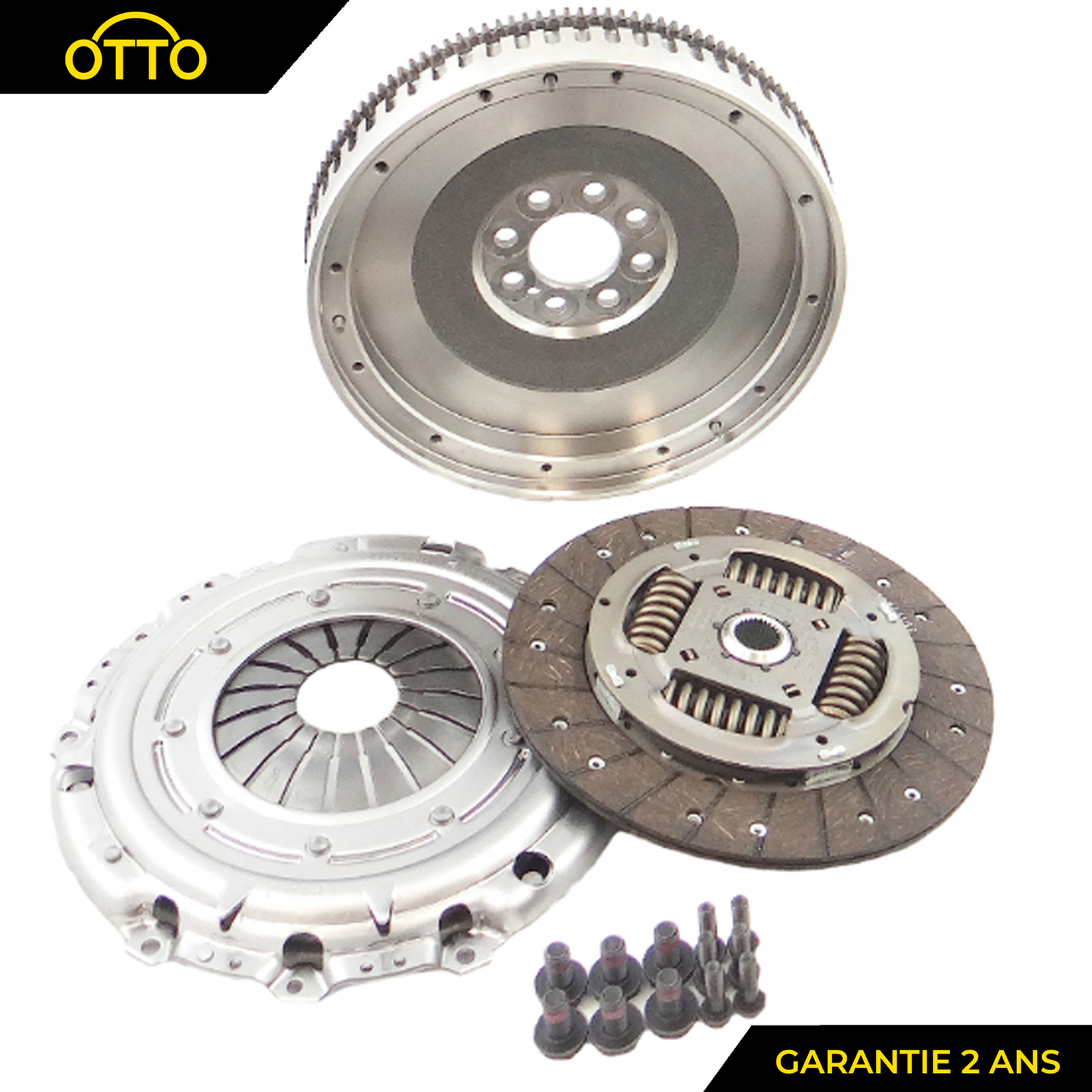 Kit volant moteur rigide 4 pièces pour Punto et Mito 1.3 D Multijet 835703 en acier forgé