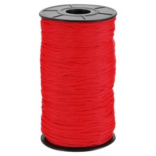 Polyester Macrame Cord 3mm x 131 Yards Crochet Braided Rope Yarn Red
