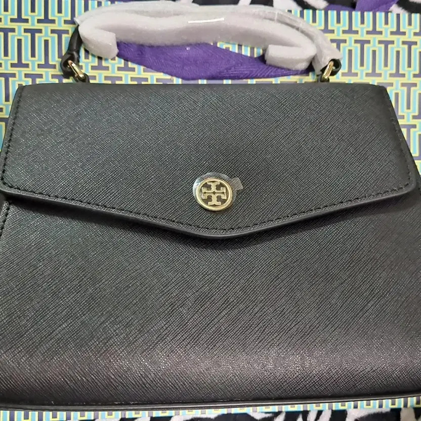Tory Burch Genuine Leather Saddle Bag with Dust & Shopping Bags thumbnail 4