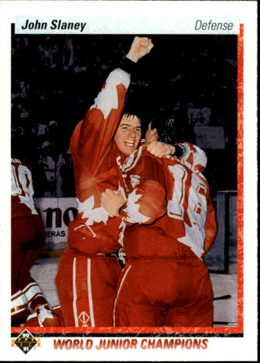 1990-91 Upper Deck #457 John Slaney - HKY