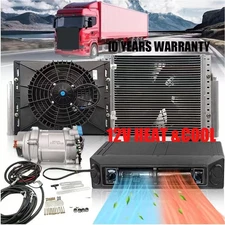 12V Heat&Cool DC Universal Underdash Electric Air Conditioning AC Evaporator KIT