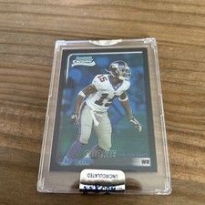 2003 David Tyree Bowman Chrome Blue REFRACTOR Uncirculated- #204 NY Giants