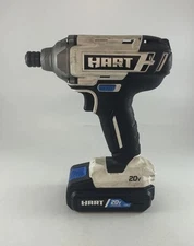 Hart HPID01 20v Li-Ion Cordless 1/4" Hex Impact Driver With Battery TESTED