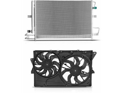 A/C Condenser and Cooling Fan Kit fits Ford Explorer 2016-2019 3.5L V6 52MHDH