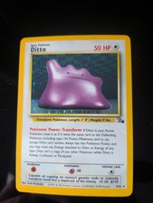 Pokemon Ditto 3/62 Fossil Holo MP
