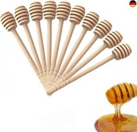 HoniglöFfel Holz Set Honig Dipper Honig LöFfel Mini FüR HoniggläSer(6 Inch) (50