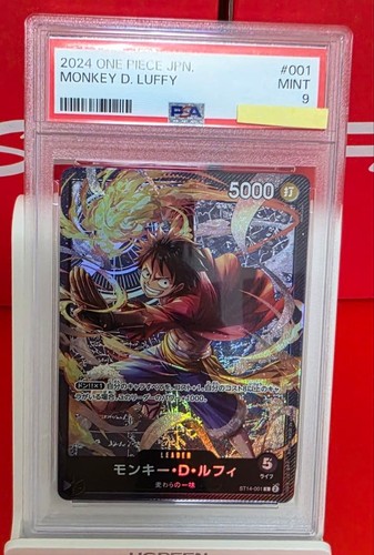 Monkey.D.Luffy graded PSA 9 for sale on eBay
