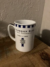 Vtg LE CORDON BLEU Academy Mug Academie d'art Culinaire de Paris Chef School