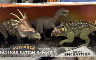 Kid Galaxy Dinosaur 3 Pack Action Figure