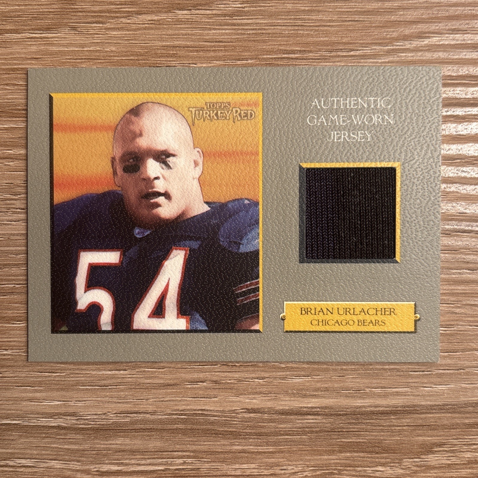 2006 TOPPS TURKEY RED BRIAN URLACHER GAME USED JERSEY  TRR-BU