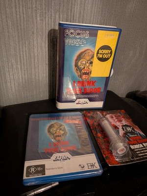 I Drink Your Blood - Rare Limited Edition VHS/DVD Set with Horror Hypo 