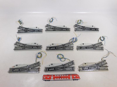 Primex Märklin H0 AC 9x E-Weiche Elektroweiche M-Gleis (5039) #EH314-2