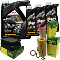 Mann Inspektionspaket 8L Mannol Longlife 5W-30 FüR Mercedes W211 E 320 CDI
